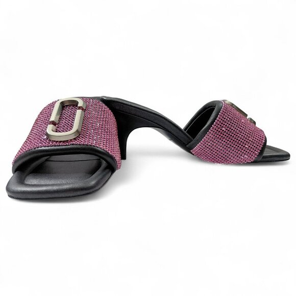 Marc Jacobs The Rinestone J Marc Heeled Sandals -US Size 5- NWB - Picture 7 of 16